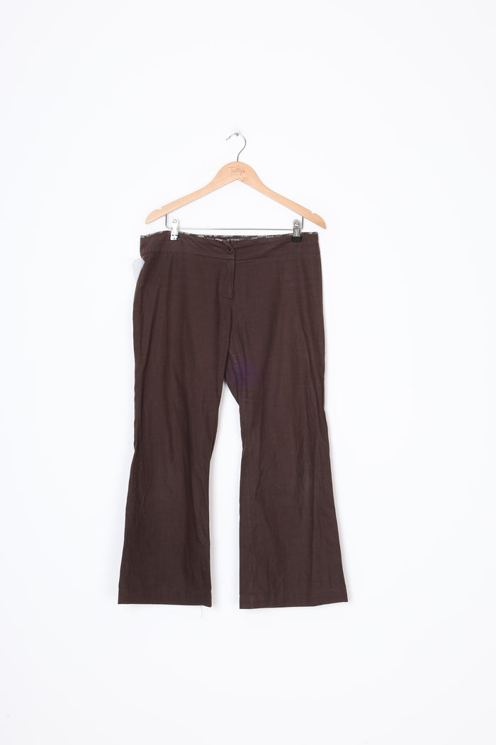 Moochi Womens Brown Pants Size 14