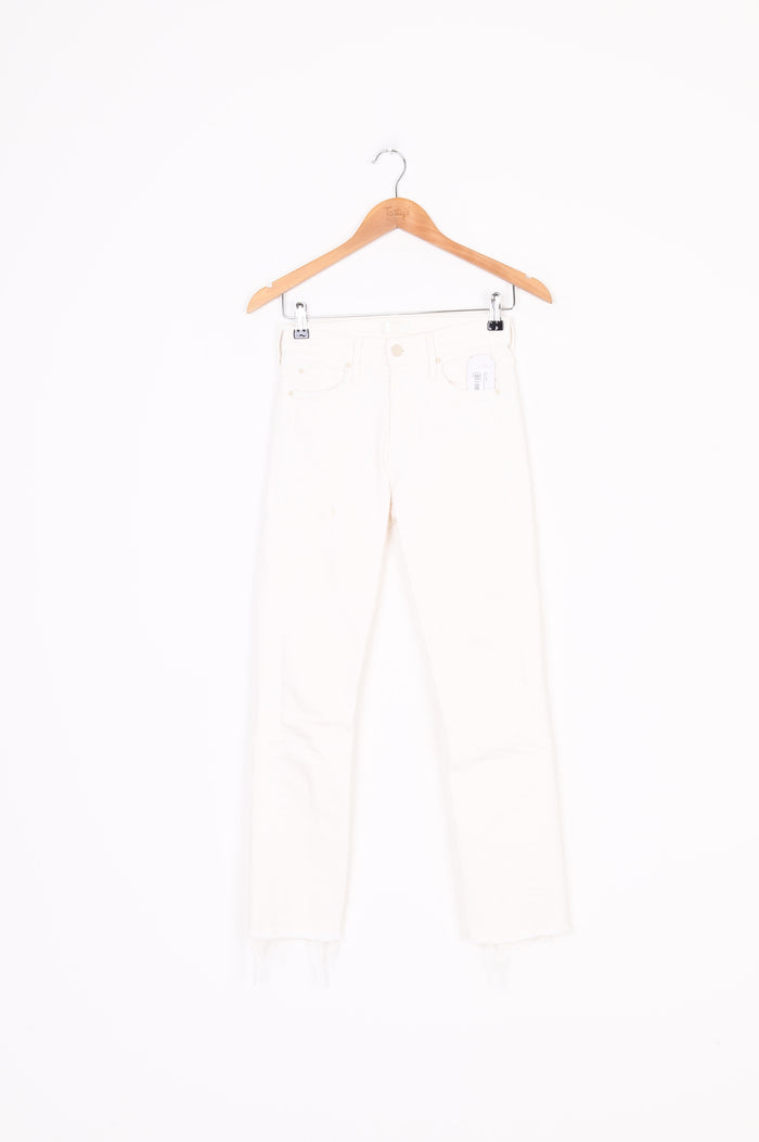 Mother Womens White Jeans Size  W 23