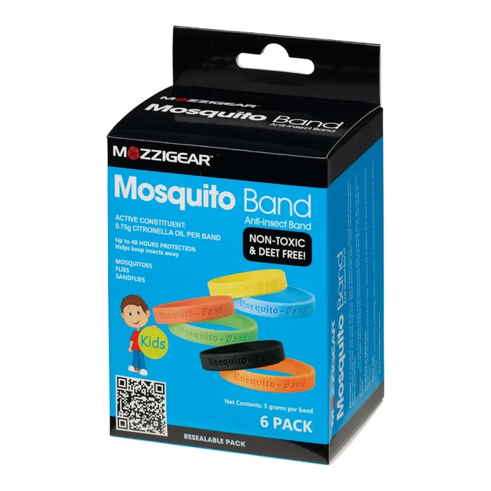 Mozzigear Kids Mosquito Band 6 Pack