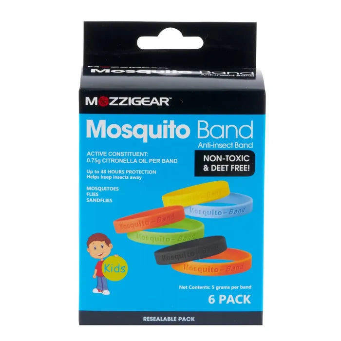 Mozzigear Kids Mosquito Band 6 Pack