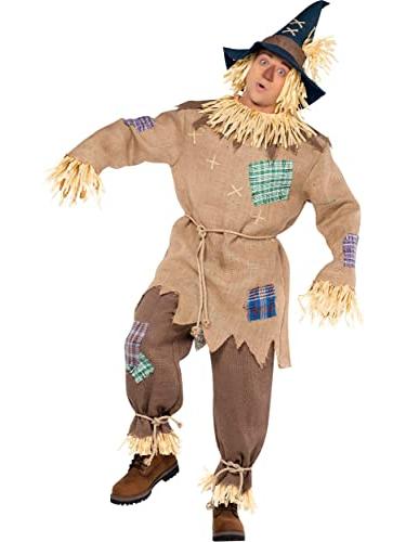 Mr. Scarecrow Costume with Pointed Hat