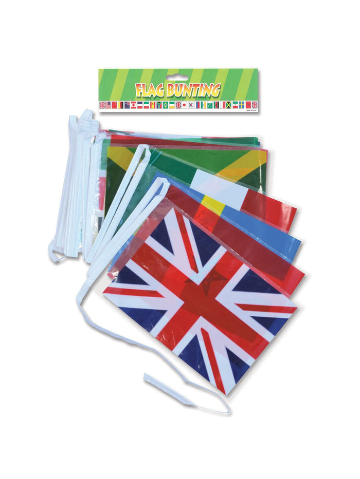 Multi Nation Bunting, 7M, 25 Flags