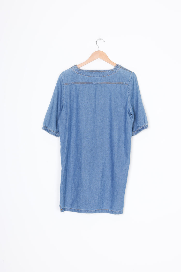Ninie Womens Blue Dress Size M