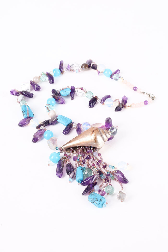 No Label Womens Blue Necklace Size O/S