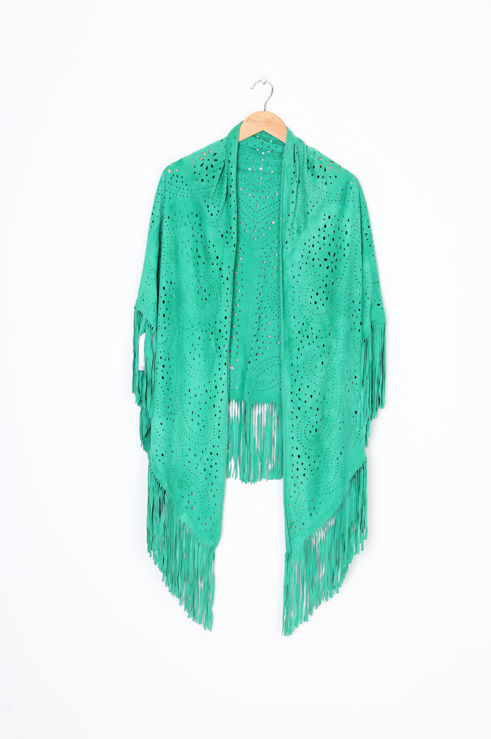 No Label Womens Green Scarf Size O/S