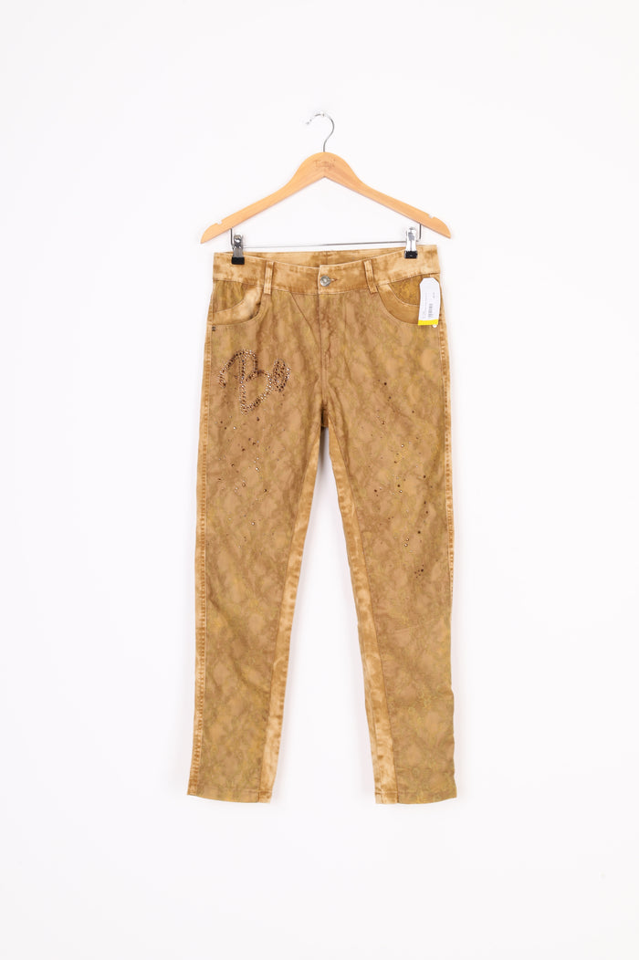 No Label Womens Yellow Jeans Size W 32