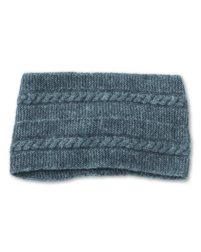 NZ BRUSHTAIL POSSUM CABLE KNIT HEADBAND