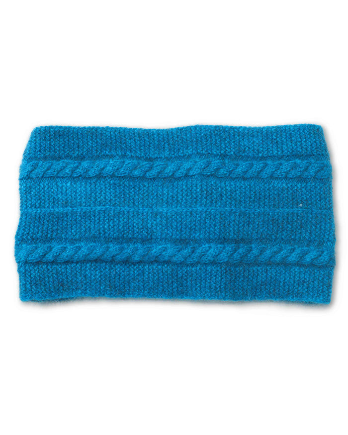 NZ BRUSHTAIL POSSUM CABLE KNIT HEADBAND