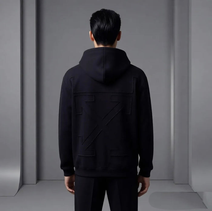 off-white The Urban 3D Arrow Embroidered Hoodie