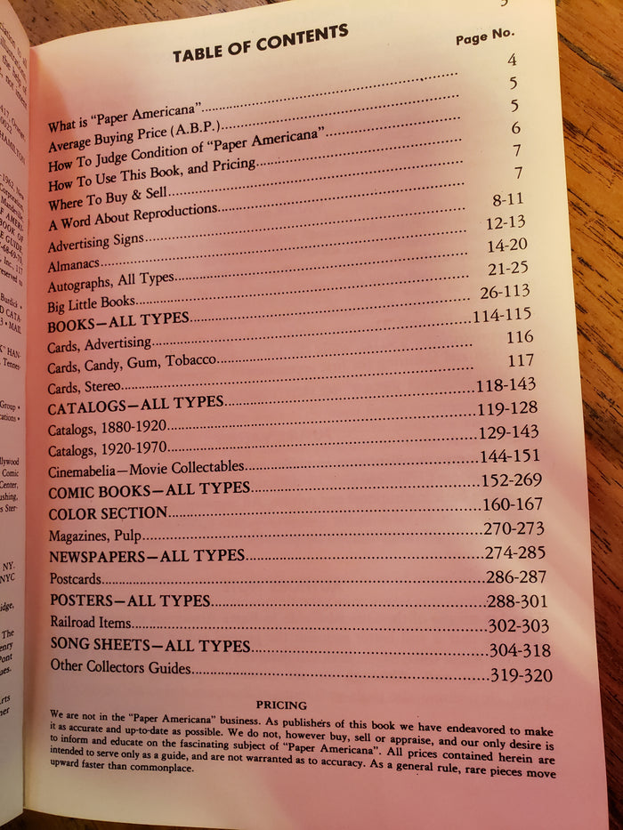 Official Guide to Paper Americana