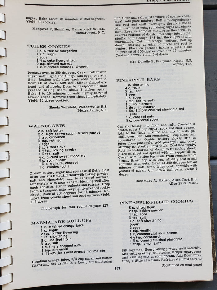 Our Favorite Desserts favorites from Home Economics Teachers