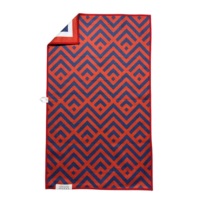 Out West (Wyoming State Flag) Waffle Weave hand towel
