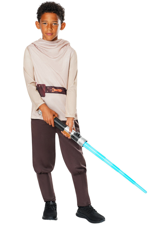 OWK- Obi Wan Kenobi Kids Costume & Lightsaber