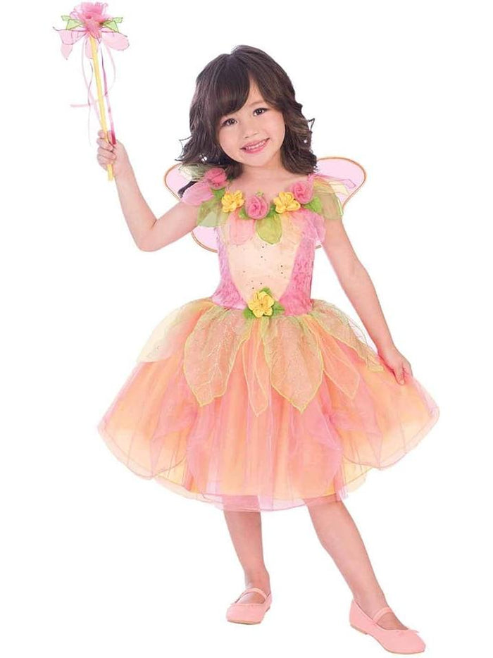 Peach Sorbet Girls Fairy Costume