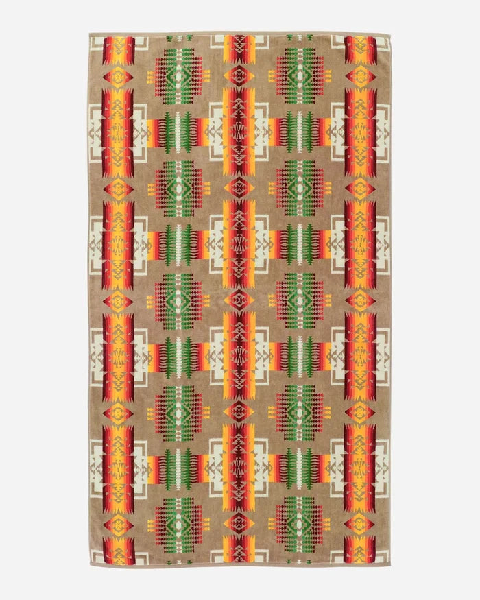 PENDLETON CHIEF JOSEPH SPA TOWEL- KHAKI