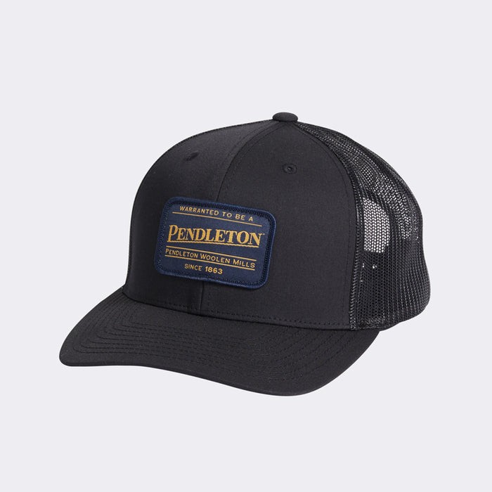 Pendleton Classic Patch Trucker Hat Black