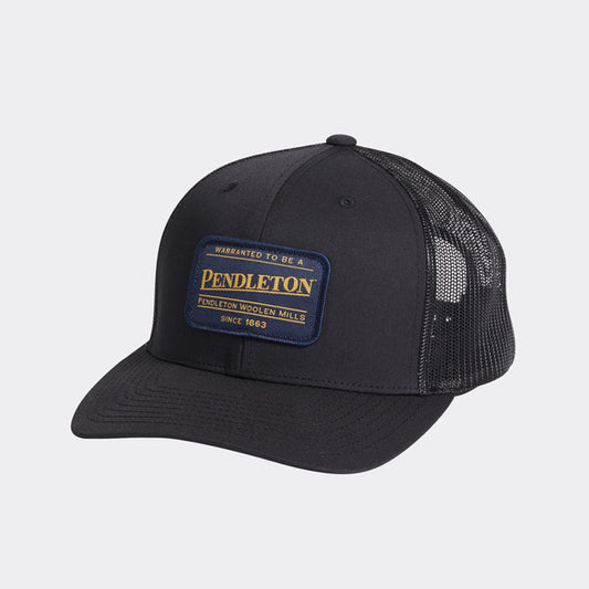 Pendleton Classic Patch Trucker Hat Black