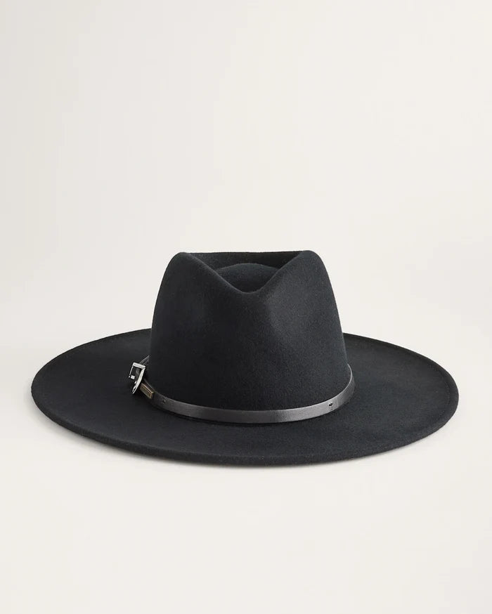 Pendleton Jackie Wool Felt Hat (Black, Heather Olive, Silver)