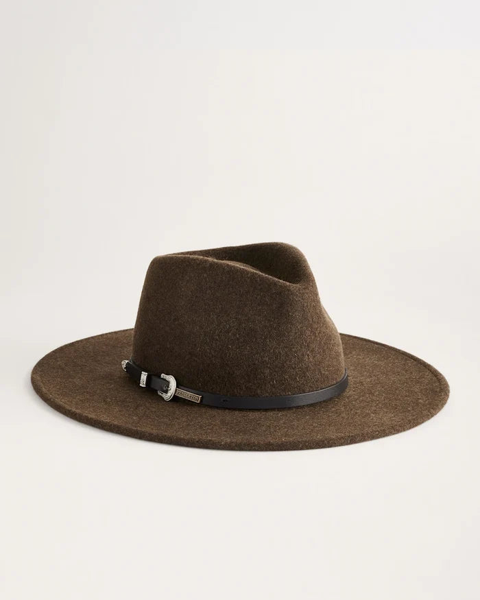 Pendleton Jackie Wool Felt Hat (Black, Heather Olive, Silver)