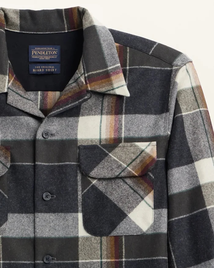 PENDLETON MEN'S BLACK MULTI PLAID BOARD SHIRT