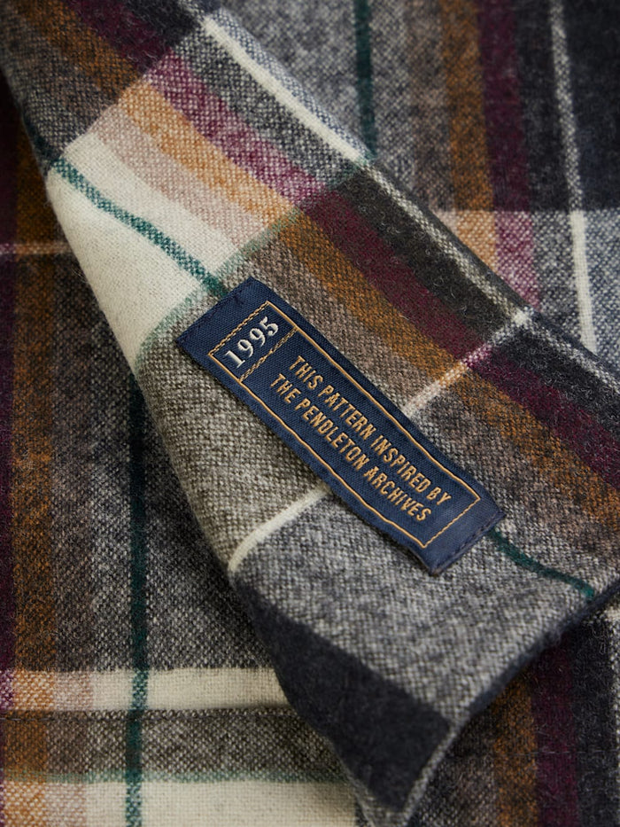 PENDLETON MEN'S BLACK MULTI PLAID BOARD SHIRT