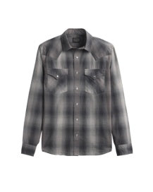 Pendleton Men's Frontier Shirt in Charcoal Plaid