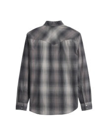 Pendleton Men's Frontier Shirt in Charcoal Plaid
