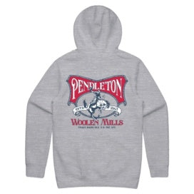 Pendleton Men's Whisky Rodeo Graphic Hoody in Carbon Grey