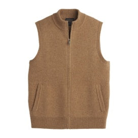 Pendleton Men's Wool Sweater Vest in Tan Mix