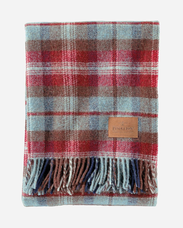 PENDLETON MOTOR ROBE THROW WITH LEATHER CARRIER- RUBY BEACH