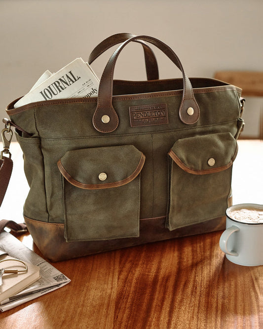 Pendleton Olive Messenger Bag