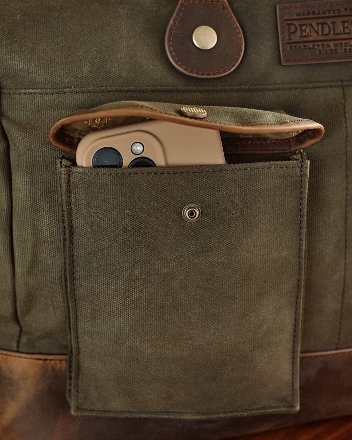 Pendleton Olive Messenger Bag