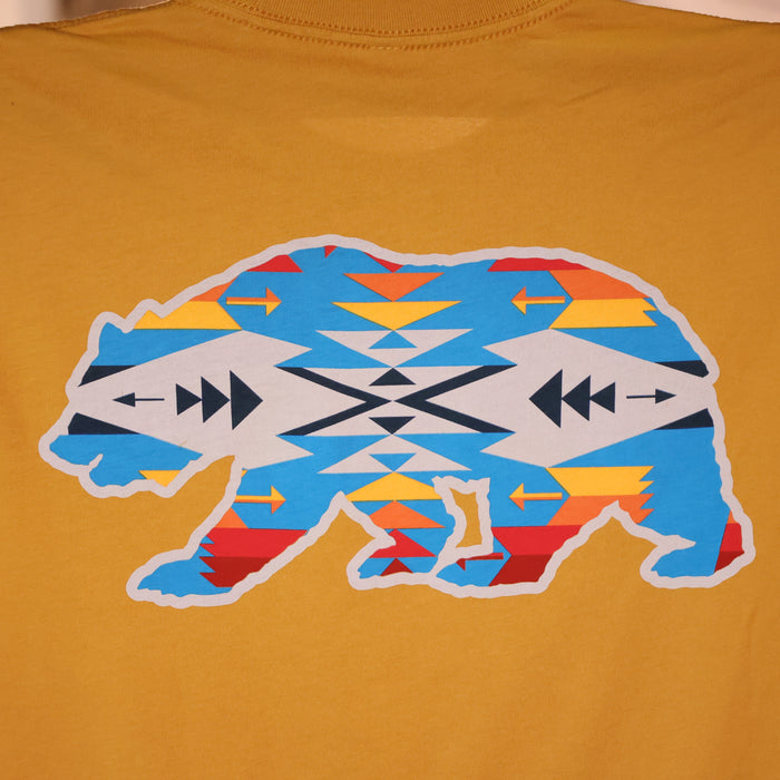 PENDLETON TUCSON BEAR GRAPHIC TEE  -ANTIQUE GOLD/MULTI -