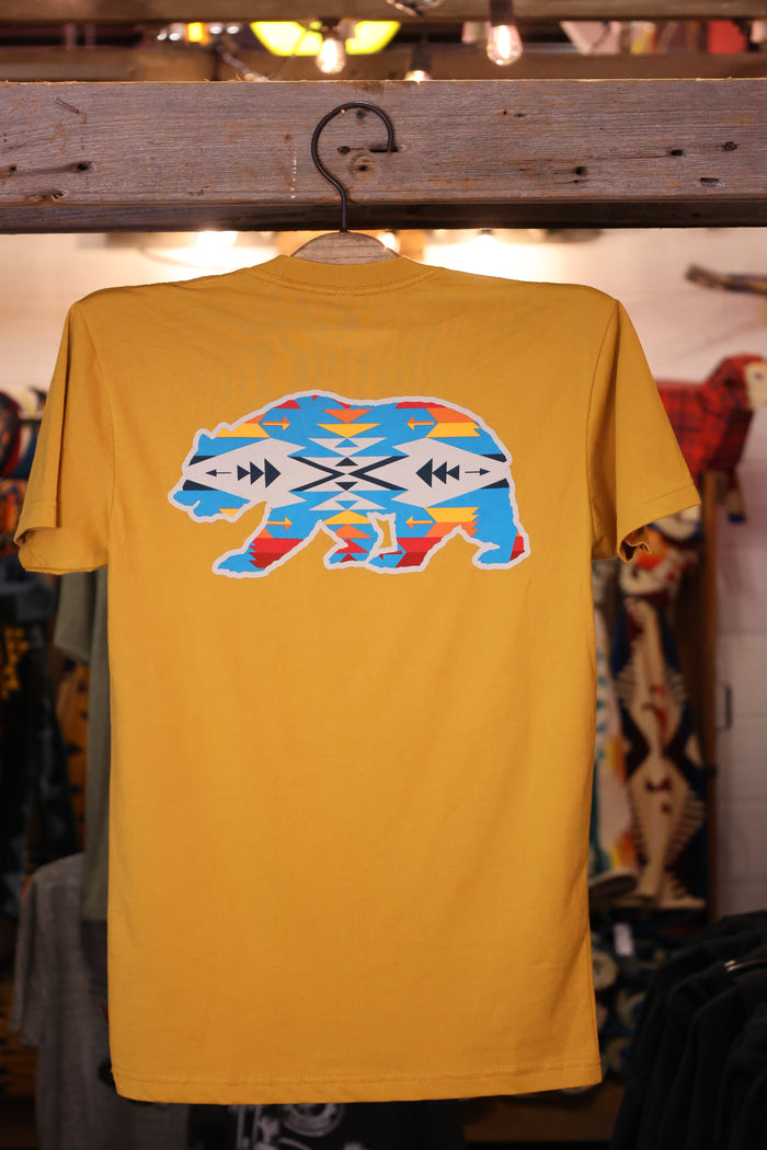 PENDLETON TUCSON BEAR GRAPHIC TEE  -ANTIQUE GOLD/MULTI -