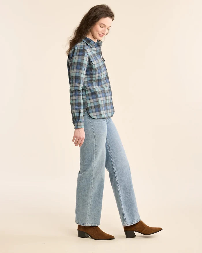 Pendleton Women's Board Shirt in Blue Original Surf Plaid