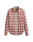 Pendleton Women's Gambler Shirt in Red Aqua Ombre