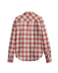 Pendleton Women's Gambler Shirt in Red Aqua Ombre