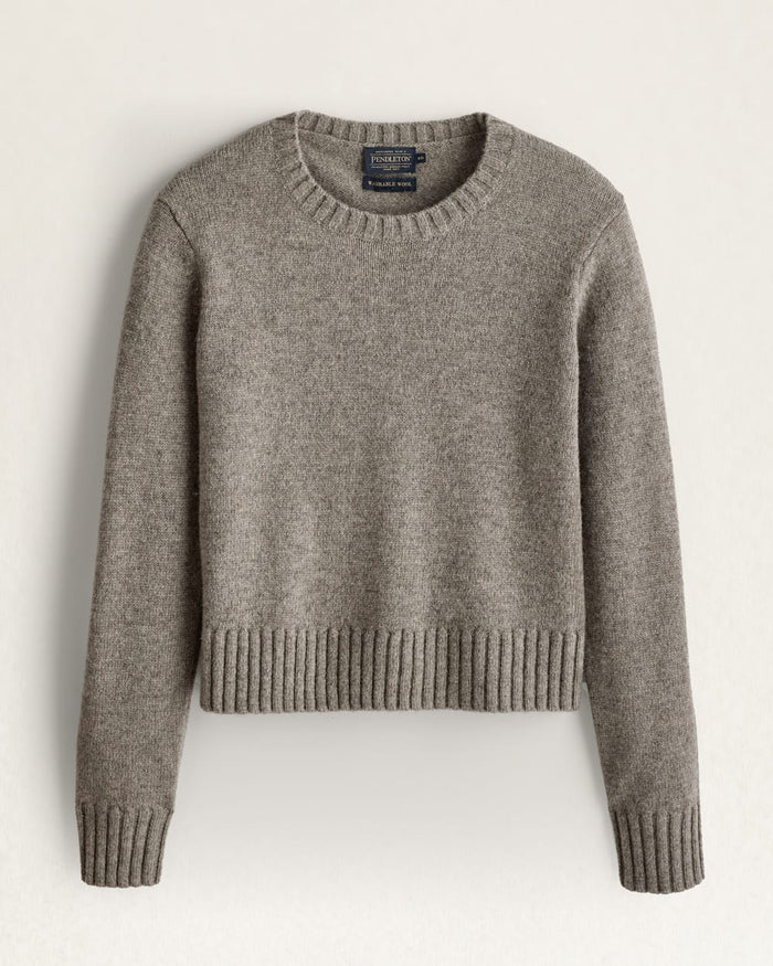 Pendleton Women's Relaxed Shetland Collection Crew Pullover