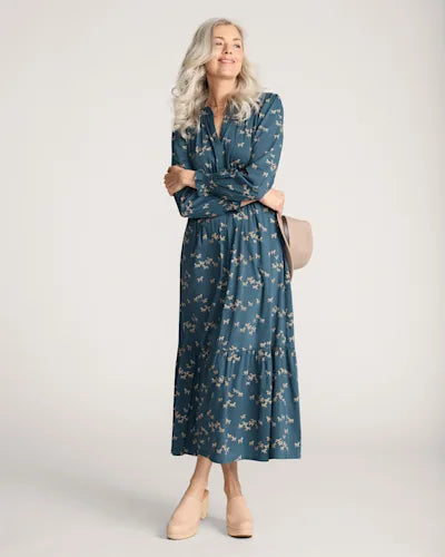 Pendleton Women's Zoe Dress in Teal Wild Horses