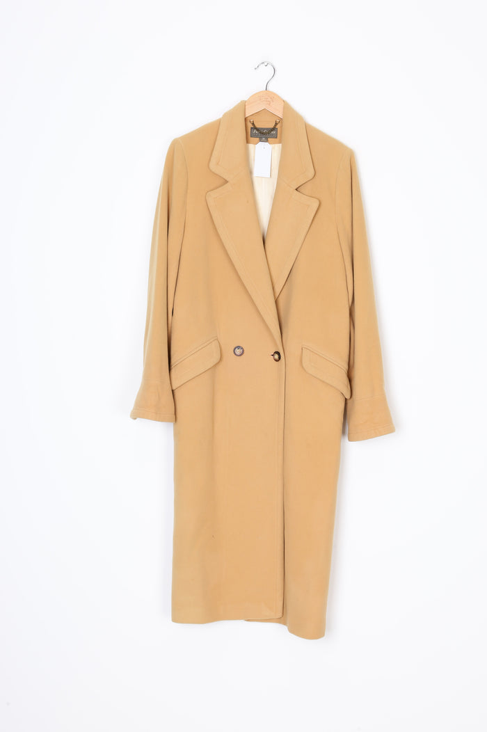 Perri Cutten Womens Brown Coat Size 12