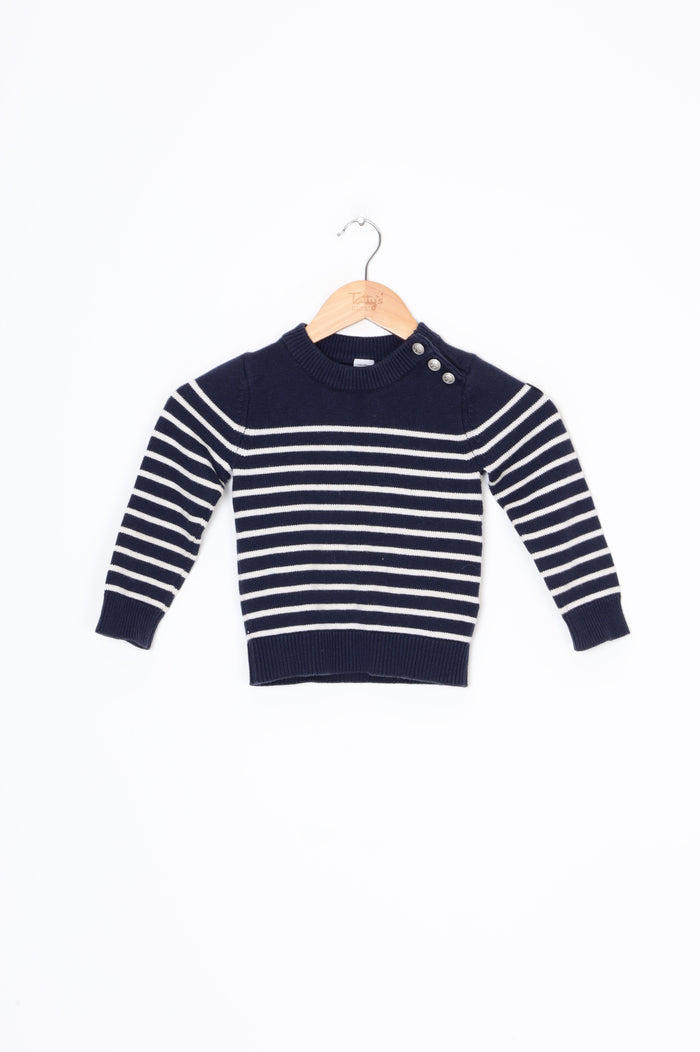 Petit Bateau Kids Blue Jumper Size 5 YO