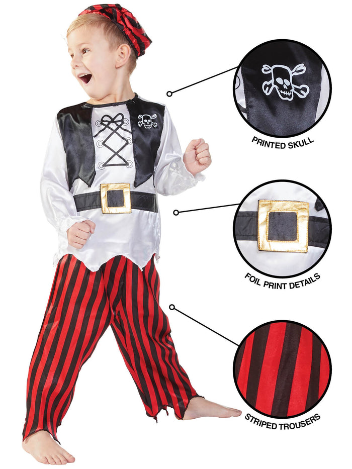 Pirate Boy Kids Costume