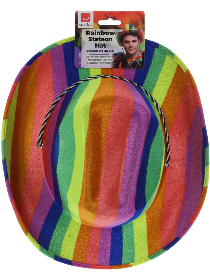 Rainbow Cowboy Hat