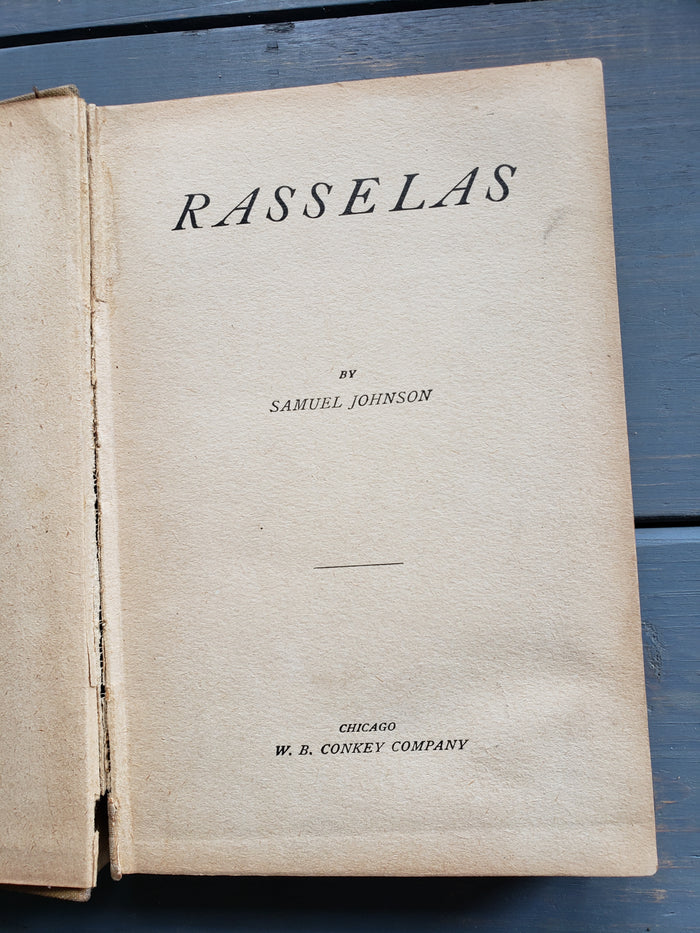 Rasselas, Prince of Abissinia by Samuel Johnson