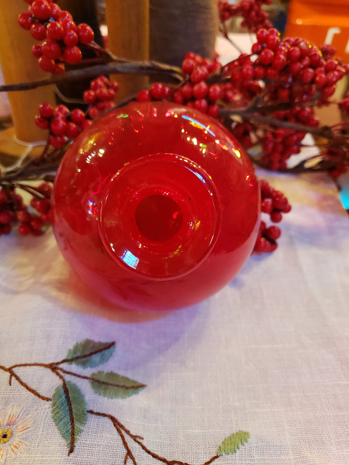 Red blown Glass ornament