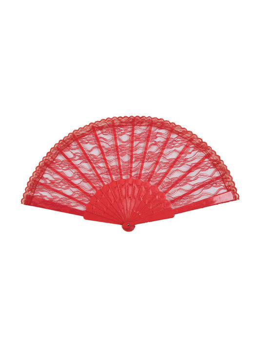 Red Lace Fan