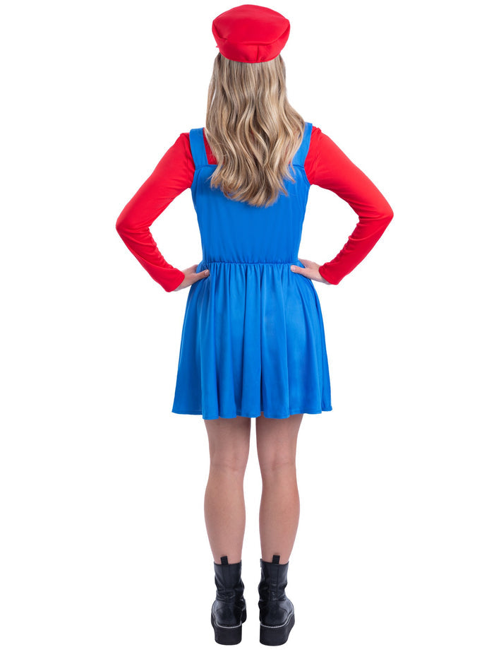 Red Plumber Costume Dress