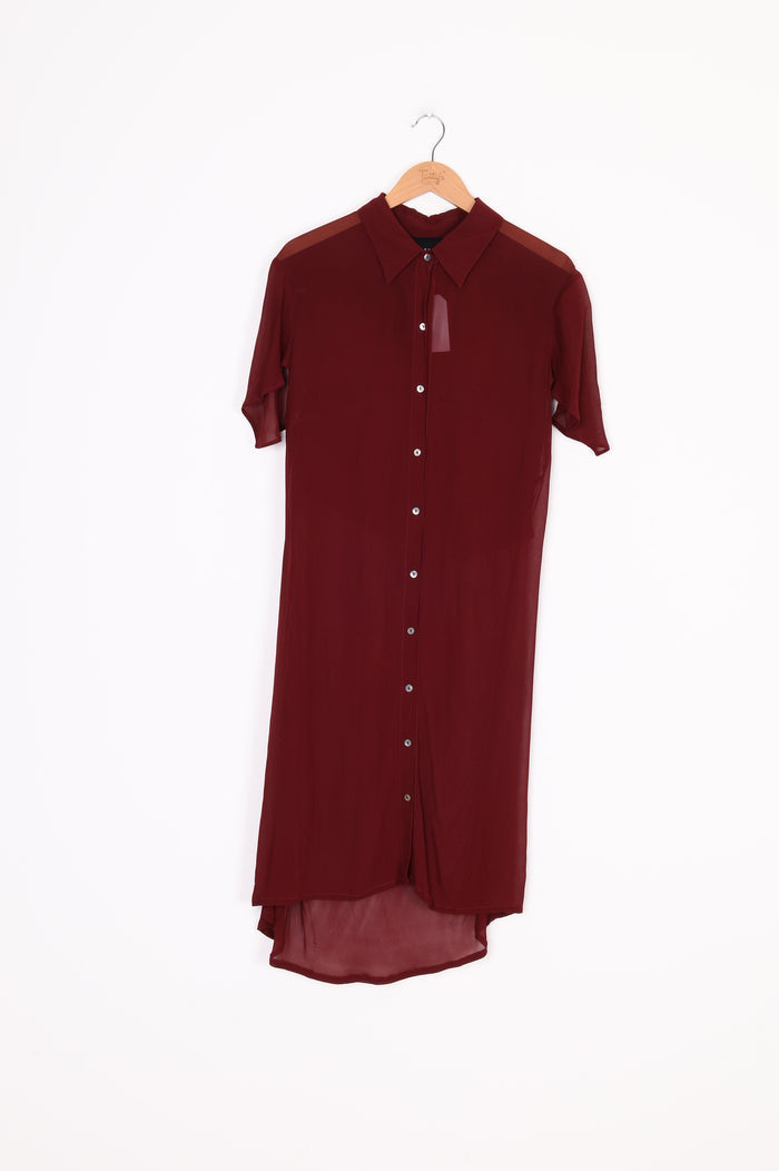 Ricochet Womens Red Dress Size 12