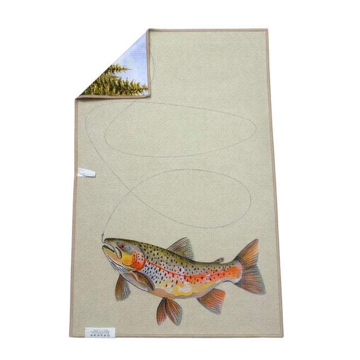 River Dance Waffle Weave Microfiber Kitchen Towel