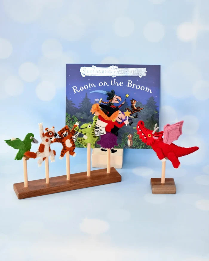 Room on the Broom Felt Finger Puppet Set